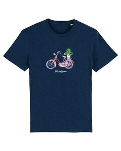 Fahrrad, Vintage, Ölfarbe, Öko Tshirt aus Bio Baumwolle - DüsselGreen