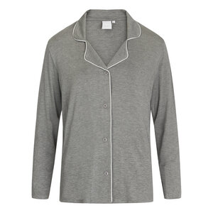 CCDK Joy Pyjama Shirt Grey melange - CCDK COPENHAGEN