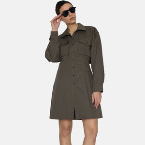 Militarykleid rückenfrei Lari - 100% Bio-Baumwolle - FeminIst Fair Fashion