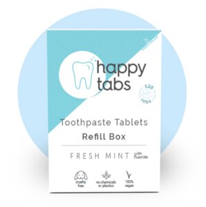 Happy Tabs Fresh Mint - Zahnputz Tabletten - Refill - Happy Tabs