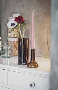 Merlot Set mit Vase und Kerzenständer - MaBe