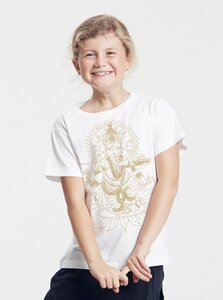 Bio-Kinder T-Shirt Ganesha - Peaces.bio - handbedruckte Biomode