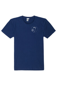 Kleiner Spatz Herren T-Shirt aus Biobaumwolle, Hergestellt in Portugal ILP06 - estate blue - ilovemixtapes