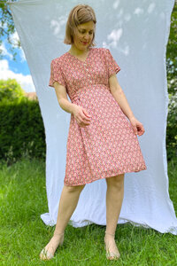 kurzes Kleid Kalie aus Viskose - ME&MAY