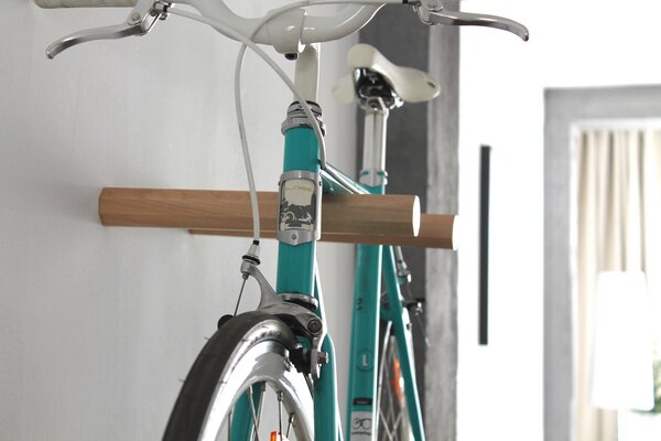 Bicycledudes - Fahrrad Wandhalterung JOHANNES aus nachhaltigem Holz