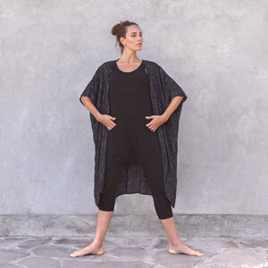 LOUISE DOTS - Damen - leichter Sommercardigan für Yoga und Freizeit - Jaya