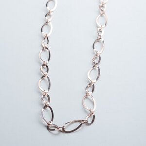 Vintage Unikat: Kette große Glieder, Roségold - MishMish by WearPositive