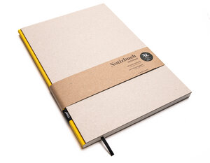 Nachhaltiges großes Design-Notizbuch (Recyclingkarton) - tyyp