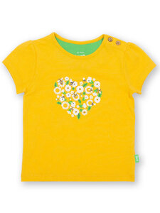 Baby und Kinder T-Shirt Herz reine Bio-Baumwolle - Kite Clothing