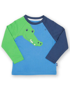 Baby und Kinder Langarm-Shirt Krokodil reine Bio-Baumwolle - Kite Clothing