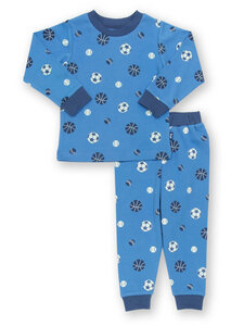 Baby und Kinder Schlafanzug Bälle Langarm reine Bio-Baumwolle - Kite Clothing