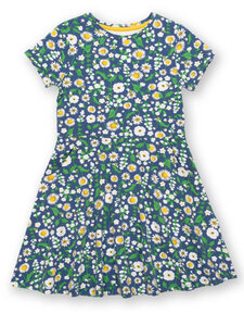 Mädchen Kleid Blumen Bio-Baumwolle - Kite Clothing