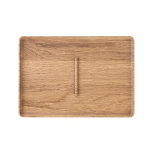 Holztablett, Schreibtisch Organizer, Holzablage rechteckig - Woodcessories