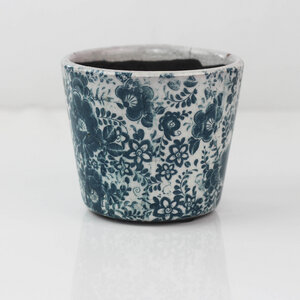 Übertopf aus Keramik Mosaik 12cm, Blumentopf - Mitienda Shop
