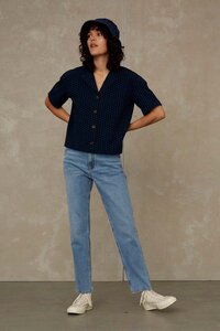 Mom Jeans aus Bio Baumwolle - Nachhaltig & Fair - Caroline Cropped  - Kings Of Indigo