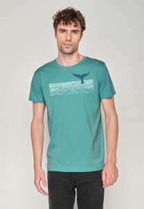 Nature Whale Jump Guide - T-Shirt für Herren - GREENBOMB