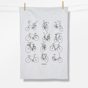 Bike Retro Bikes (Tea Towel)- Geschirrtuch - GREENBOMB