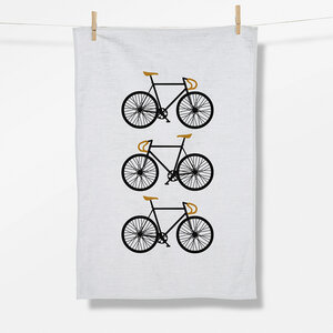 Bike Three Bikes (Tea Towel)- Geschirrtuch - GREENBOMB