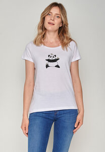 Animal Yoga Panda Loves - T-Shirt für Damen - GREENBOMB