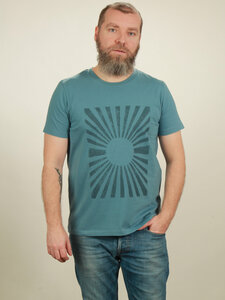 T-Shirt Herren - Sun - light blue - NATIVE SOULS