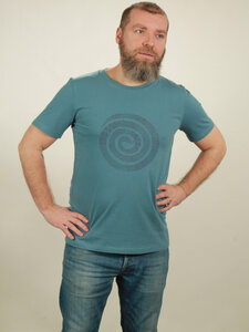T-Shirt Herren - Snake - light blue - NATIVE SOULS