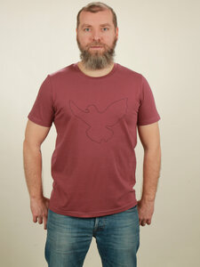 T-Shirt Herren - Dove - berry - NATIVE SOULS