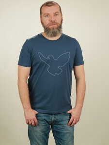 T-Shirt Herren - Dove - dark blue - NATIVE SOULS