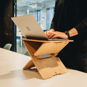 Höhenverstellbares Laptop Stehpult | klappbarer Stehtisch - hydesk