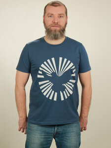 T-Shirt Herren - Dove Sun - dark blue - NATIVE SOULS