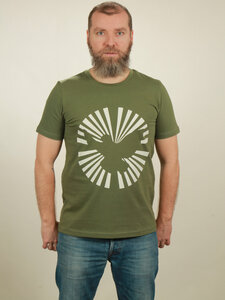 T-Shirt Herren - Dove Sun - green - NATIVE SOULS
