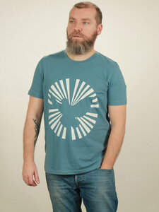 T-Shirt Herren - Dove Sun - light blue - NATIVE SOULS