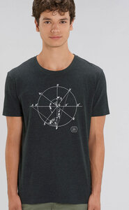 T-Shirt mit Motiv / Koordinaten - Kultgut