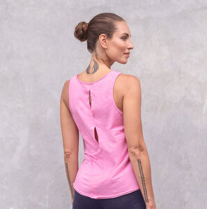ALASKA - Damen - lockeres Top mit offenem Rücken für Yoga aus Biobaumwolle - Jaya