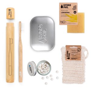 Komplett-Wohlfühl-Paket – Sechs umweltfreundliche Produkte für dein Badezimmer - HYDROPHIL