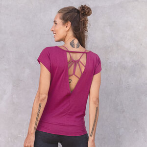 SMILLA Tencel - Damen - lockeres Shirt für Yoga und Freizeit aus Tencel-Baumwoll-Mix - Jaya
