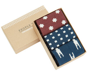 3er Pack Socken -  Socks Set of 3 in Box - People Tree