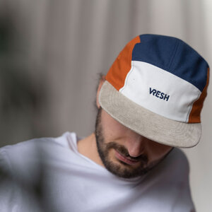Camper Cap 5 Panel aus Biobaumwolle, Bunt - Vresh Clothing