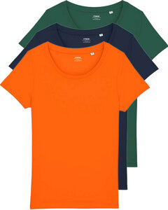 3er Pack Damen Basic T-Shirt aus reiner Bio Baumwolle | sparen im Set - YTWOO