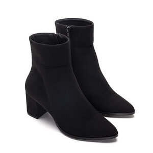 NAE Irma Black- Vegane, Chelsea- Boots mit Absatz - Nae Vegan Shoes