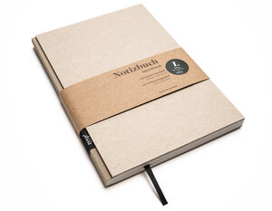 Design-Notizbuch A5 100 % Recyclingpapier „BerlinBook“ - tyyp