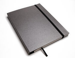 Nachhaltiges Design-Notizbuch A5 aus 100 % Recyclingpapier „Schweizer Broschur“ - tyyp