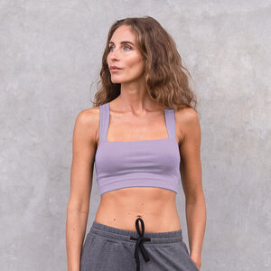 LIZZY - Bra/Croptop mit kleinem Blüten-Logo-Print  - Jaya