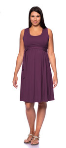 104 elegantes Basic Umstands- & Stillkleid aus TENCEL Modal - Milchshake