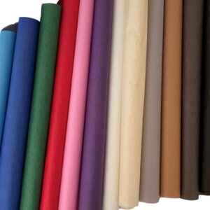 30 Bögen Seidenpapier in vielen Farben - zum Verpacken, Basteln, Einwickeln - Fines Papeterie
