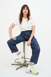 Jeans Barrel Fit mit hohem Bund und weitem Bein - Bobbie - Bio-Baumwolle - Kuyichi