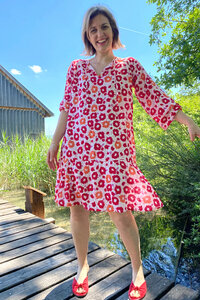 Kleid Aster aus bedruckter Viskose - ME&MAY