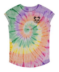 Biofaires Kleiner Panda Frauen T-Shirt Regenbogen Batik Tie Dye - ilovemixtapes
