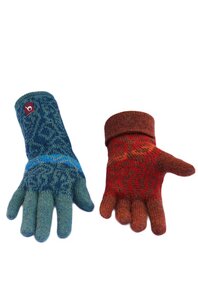 Finger Handschuhe CHIMU Baby Alpaka - Apu Kuntur