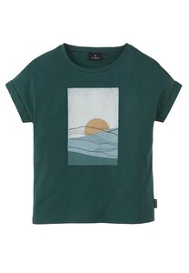 Damen T-Shirt aus weicher Baumwolle (Bio) | T-Shirt CAYENNE SUNSET recolution - recolution