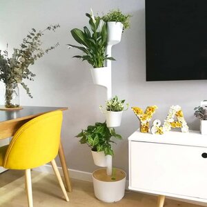 Vertikaler Blumentopf mit Wifi-Selbstbewässerung - CitySens